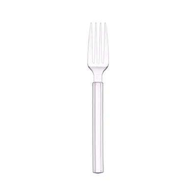 product_1727780811_AEP48 چنگال یکبار مصرف میلان طب پلاست - تصویر 1