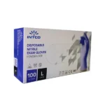 دستکش نیتریل آبی 100 عددی سایز لارج اینتکو - تصویر 2