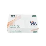 دستکش وینیل بدون پودر 100 عددی سایز لارج وی تی ای VTA - تصویر 2