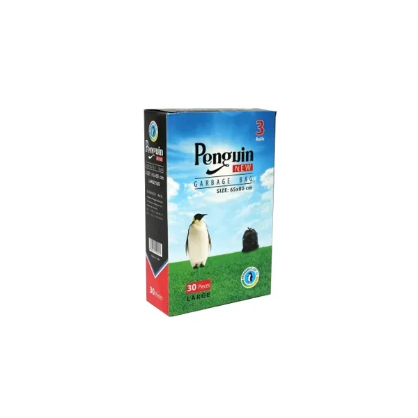 product_1761758247_NPNCI کیسه زباله رولی سه قلو بزرگ 65*80 پنگوئن - تصویر 1