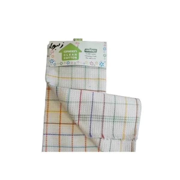 product_1762337651_2TCIO دستمال یزدی زنبوری گرین - تصویر 1