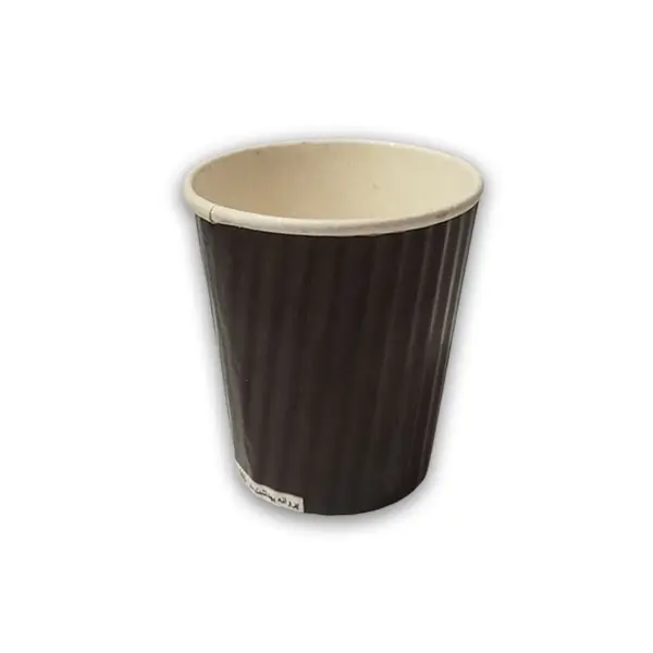 product_1763565276_9MAOL لیوان یکبار مصرف کاغذی شات دوجداره کرکره تیمچه پلاس - تصویر 1