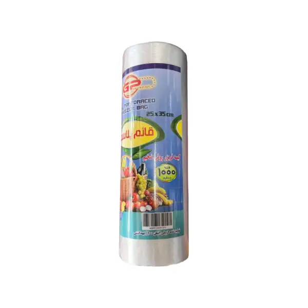 product_1768230383_SL6KO کیسه فریزر رولی 1000 گرمی برند قائم پلاست - تصویر 1