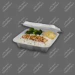ظرف یکبار مصرف دیپلمات سه خانه کاسپین