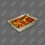 ظرف یکبار مصرف آلومینیومی تک پرسی کد 110 کارتن سبز هیرو - تصویر 2