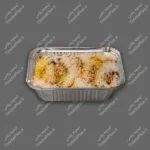 ظرف یکبار مصرف آلومینیومی نیم پرسی کد 111 کارتن زرد هیرو - تصویر 2